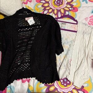 Knitted Cardigan Womens cover up size large